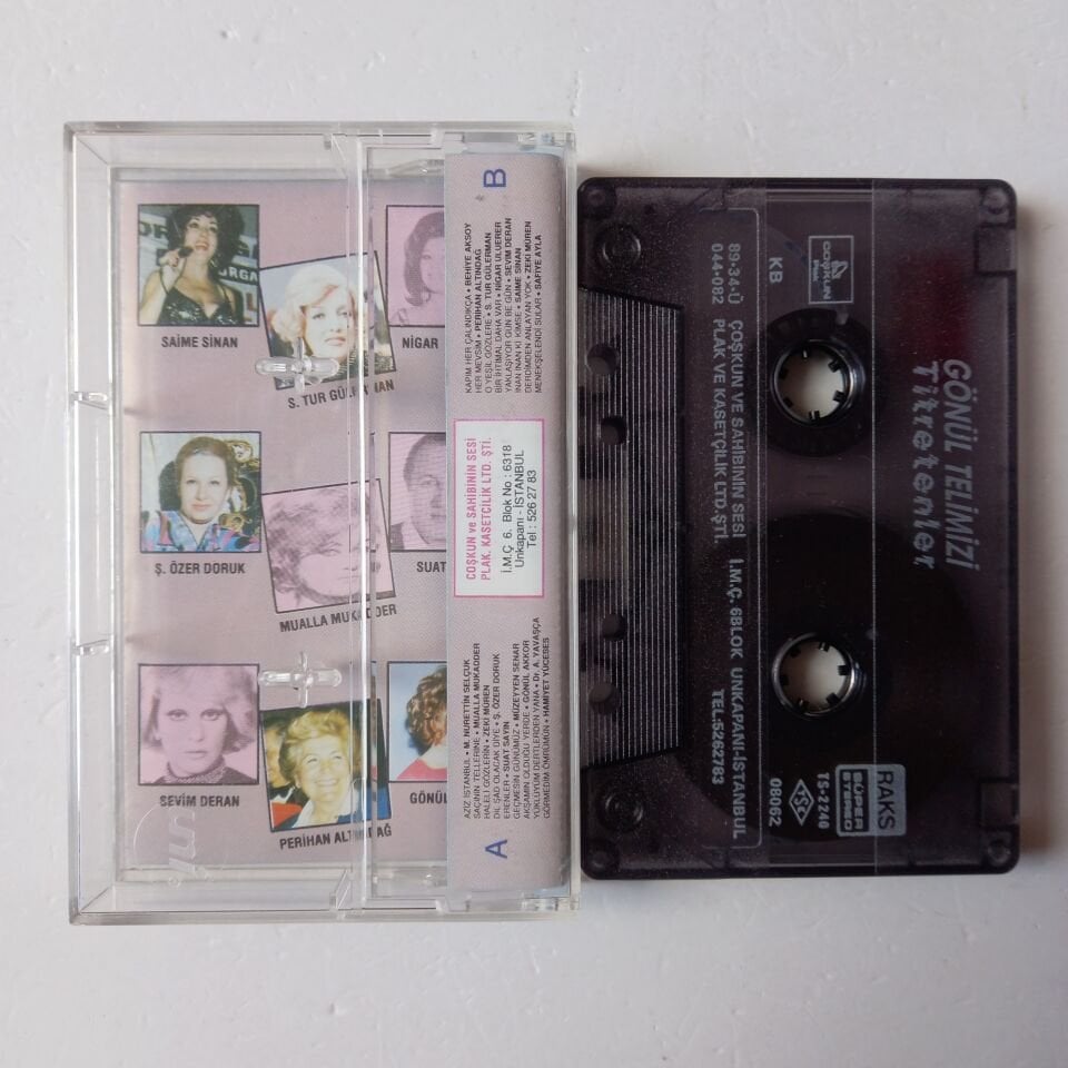 GÖNÜL TELİMİZİ TİTRETENLER / ZEKİ MÜREN, MÜZEYYEN SENAR, SAFİYE AYLA, BEHİYE AKSOY (1989) - KASET 2.EL