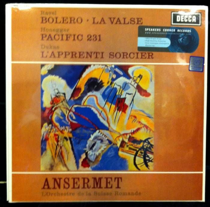 RAVEL BOLERO - HONEGER - DUKAS 180 G