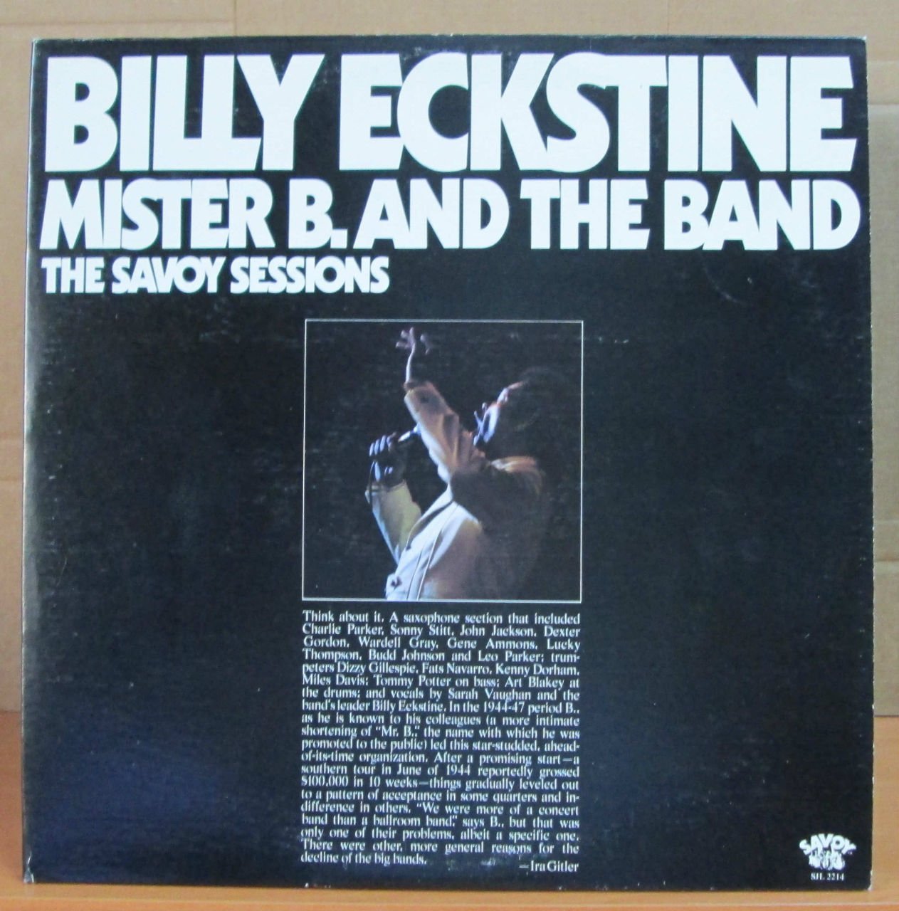 BILLY ECKSTINE - THE SAVOY SESSIONS - 2LP 2.EL