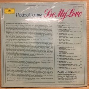 PLACIDO DOMINGO - BE MY LOVE (1976) - LP DÖNEM BASKI SIFIR PLAK