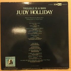 JUDY HOLLIDAY - TROUBLE IS A MAN (1958) REISSUE 2.EL PLAK