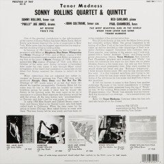SONNY ROLLINS - TENOR MADNESS (1956) - PLAK SIFIR
