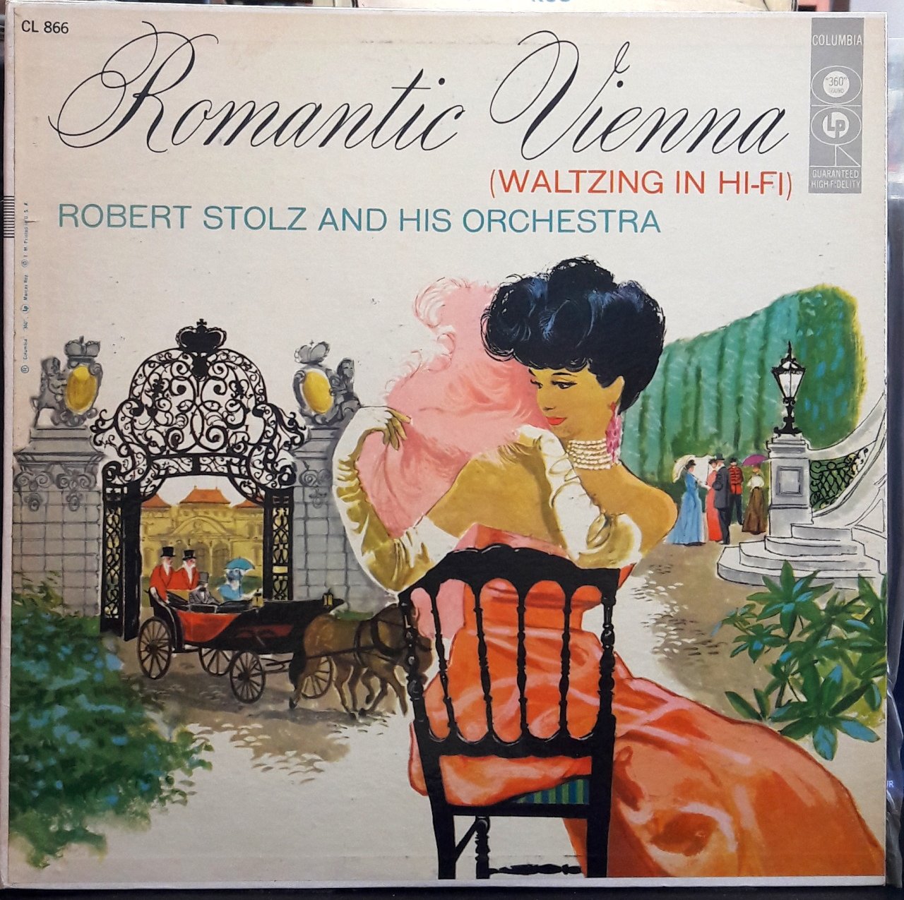 ROMANTIC VIENNA (WALTZING IN HI-FI) - ROBERT STOLZ - PLAK 2.EL