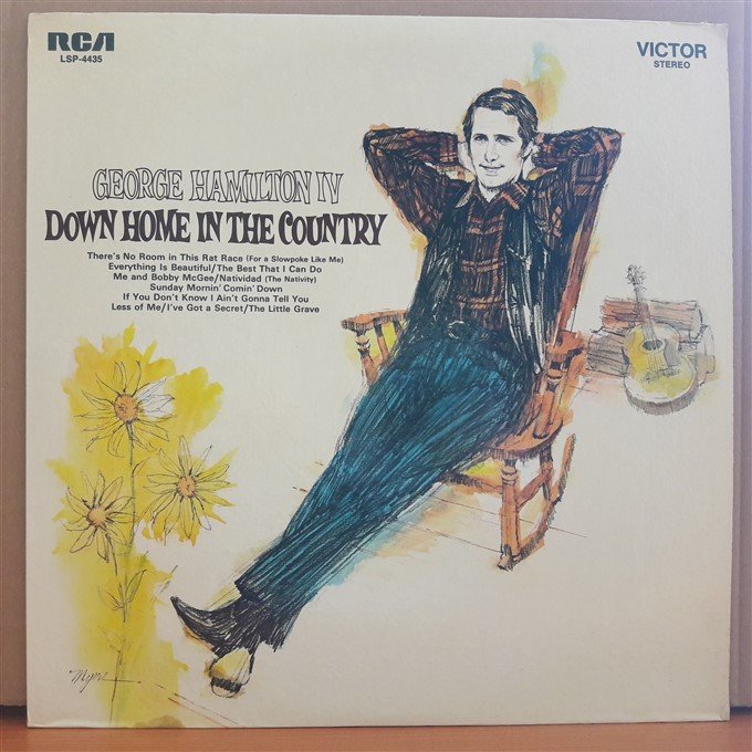 GEORGE HAMILTON IV - DOWN HOME IN THE COUNTRY (1970) - LP 2.EL PLAK