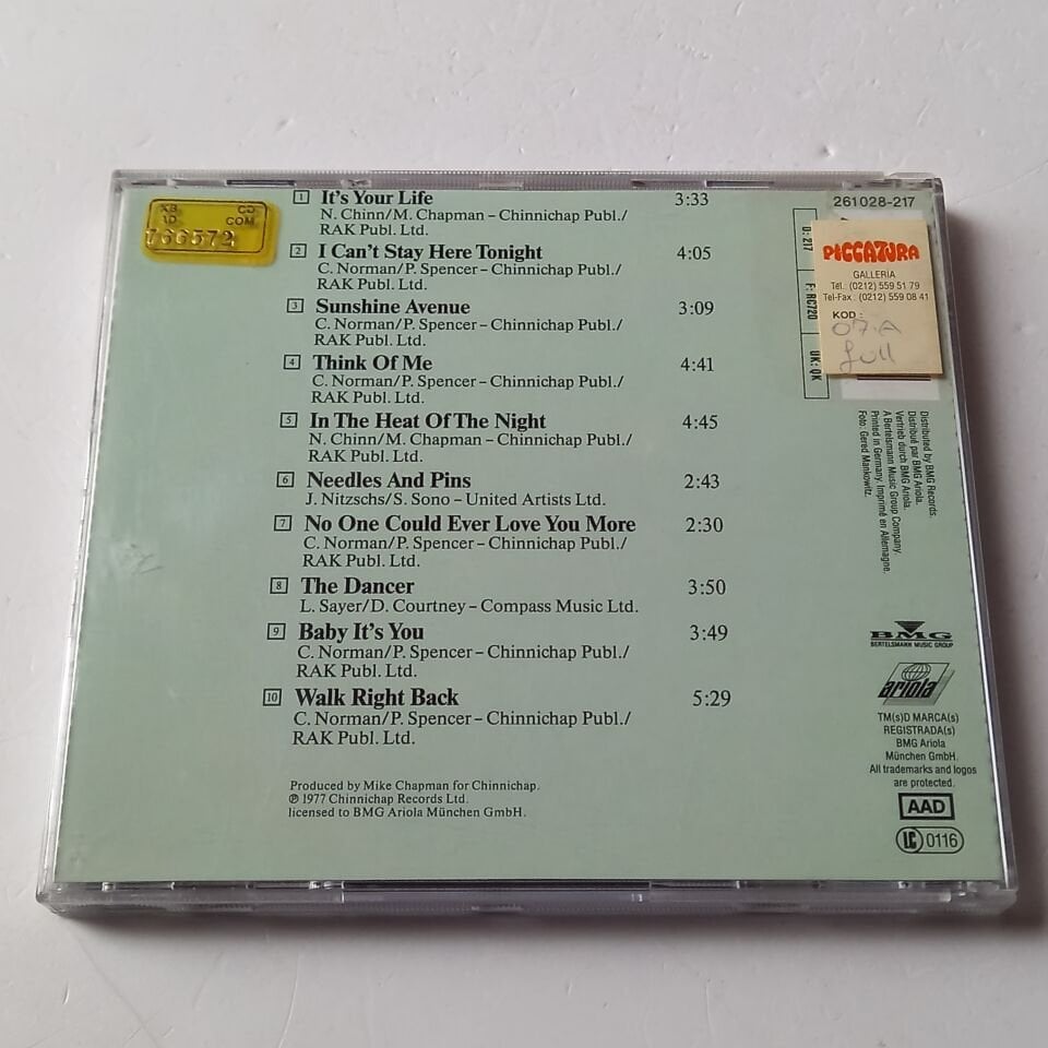 SMOKIE – BRIGHT LIGHTS AND BACK ALLEYS (1977) - CD 1990 REISSUE 2.EL