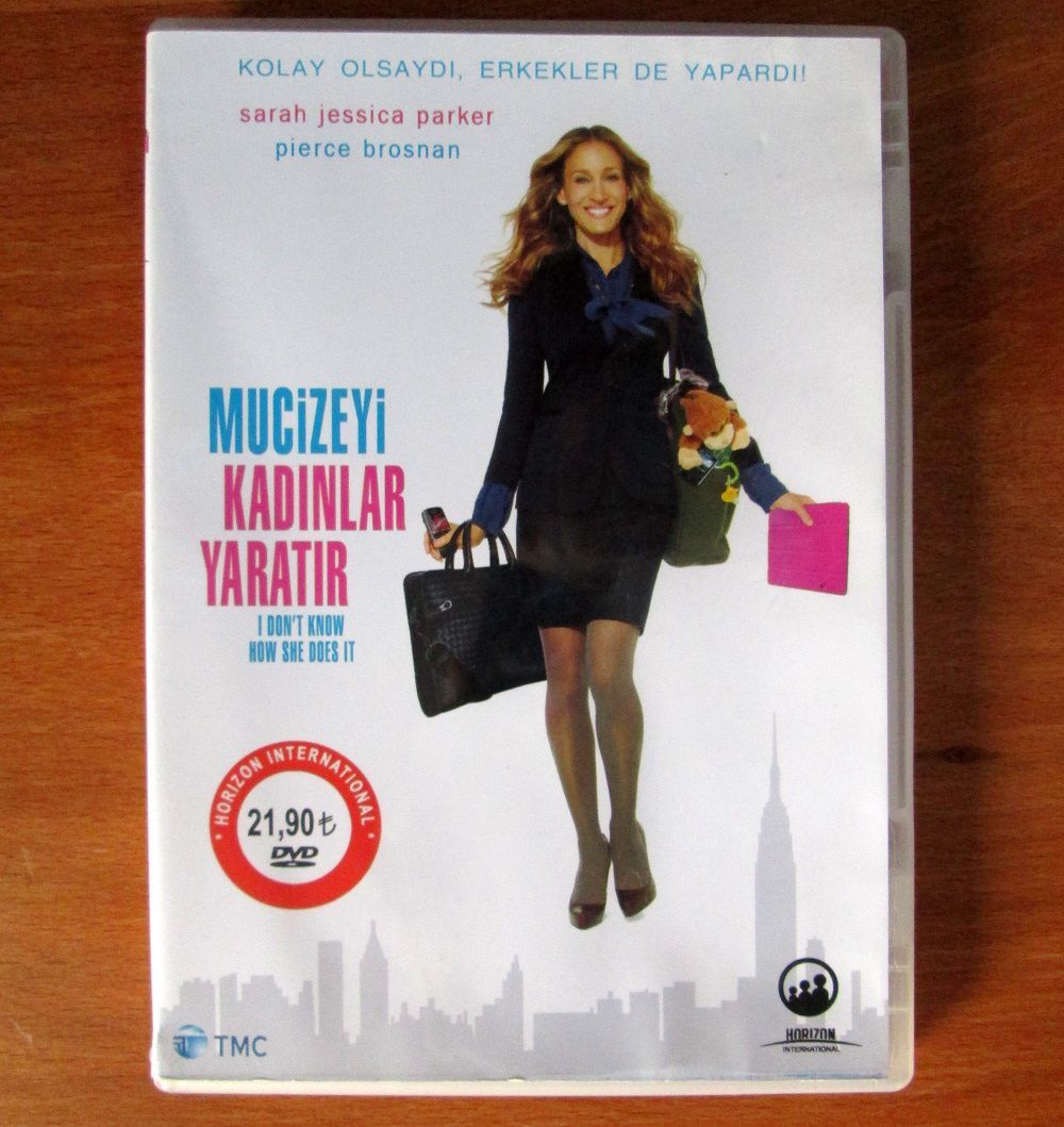 MUCİZEYİ KADINLAR YARATIR - I DON'T KNOW HOW SHE DOES IT - SARAH JESSICA PARKER - PIERCE BROSNAN - DVD 2.EL