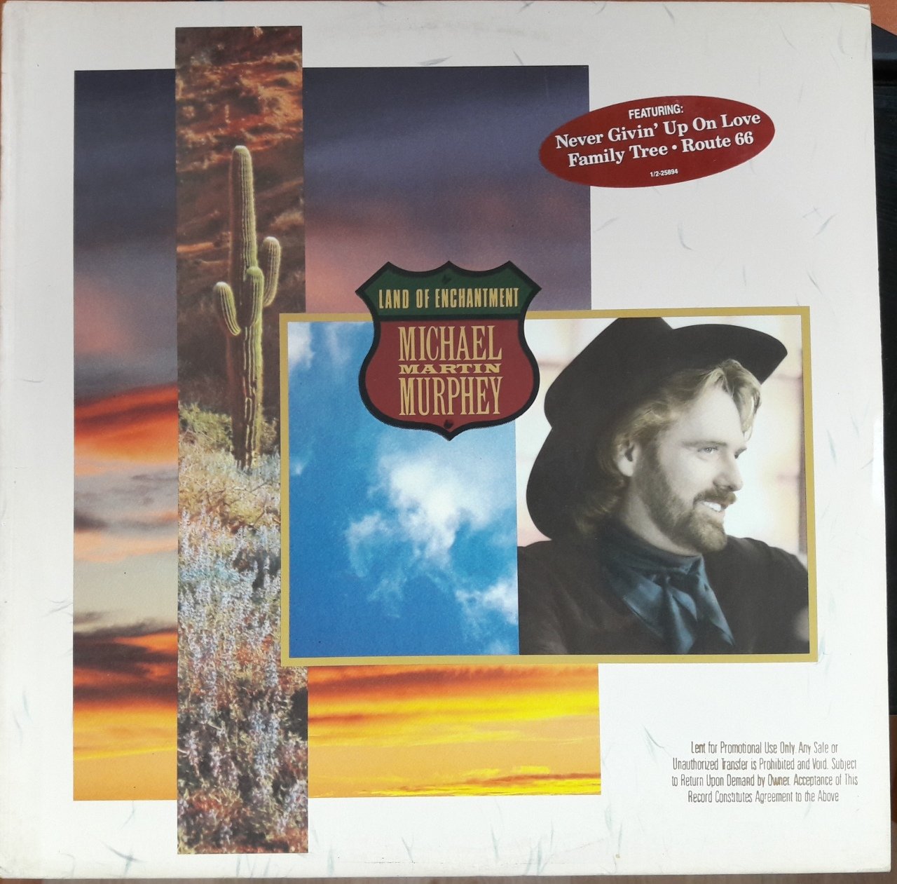 MICHAEL MARTIN MURPHEY - LAND OF ENCHANTMENT (1989) - 2.EL PLAK