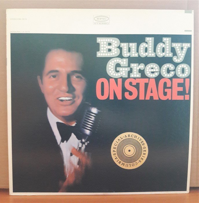 BUDDY GRECO - ON STAGE! - LP 2.EL PLAK