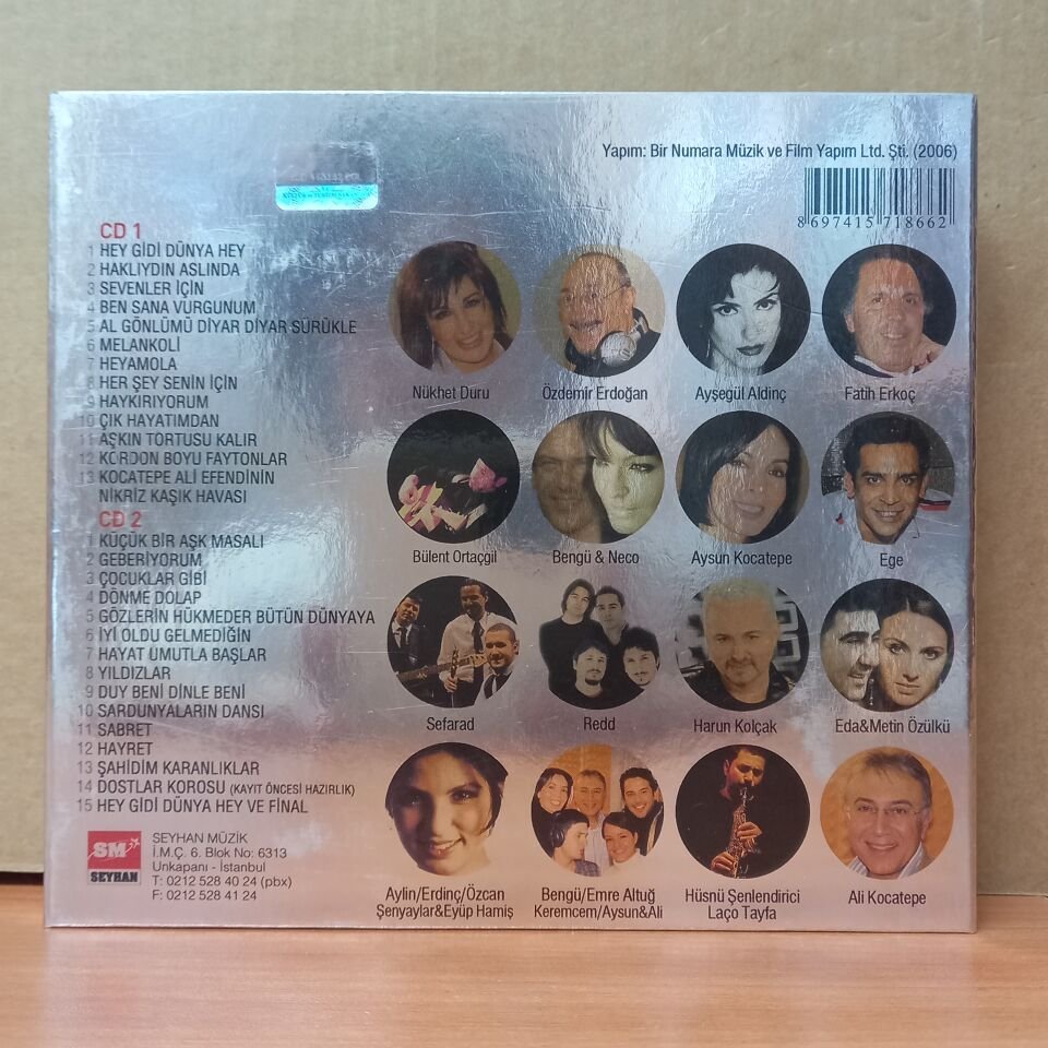 ALİ KOCATEPE - 41 KERE MAŞALLAH / ÖZCAN DENİZ, SEZEN AKSU, NİLÜFER, HARUN KOLÇAK, SERTAB ERENER (2006) - 2CD 2.EL