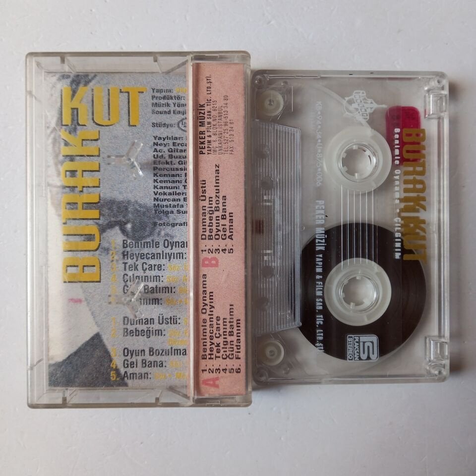 BURAK KUT - BENİMLE OYNAMA / ÇILGINIM (1994) - KASET 2.EL