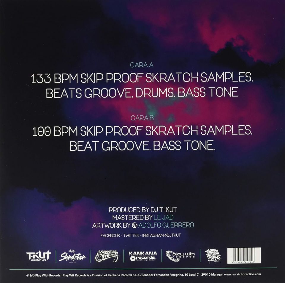 DJ T-KUT – SKRATCH PRACTICE VOLUME 2 (2019) - LP COLOURED EDITION SCRATCH PLAĞI SIFIR PLAK