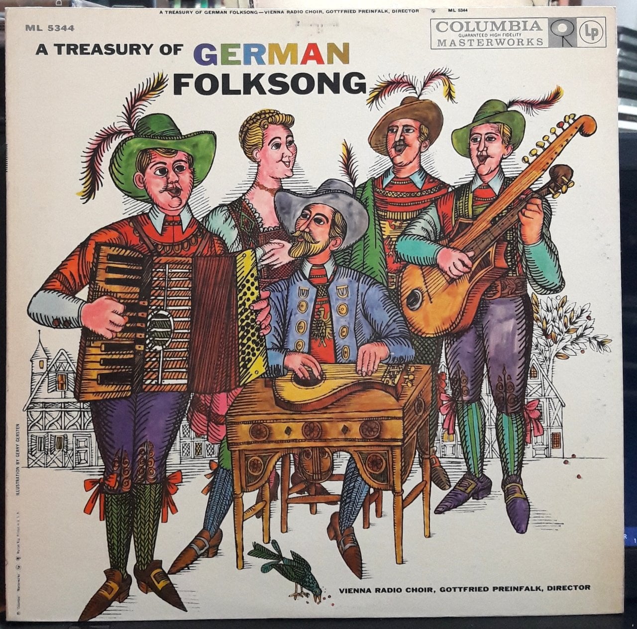 A TREASURY OF GERMAN FOLKSONG - PLAK 2.EL