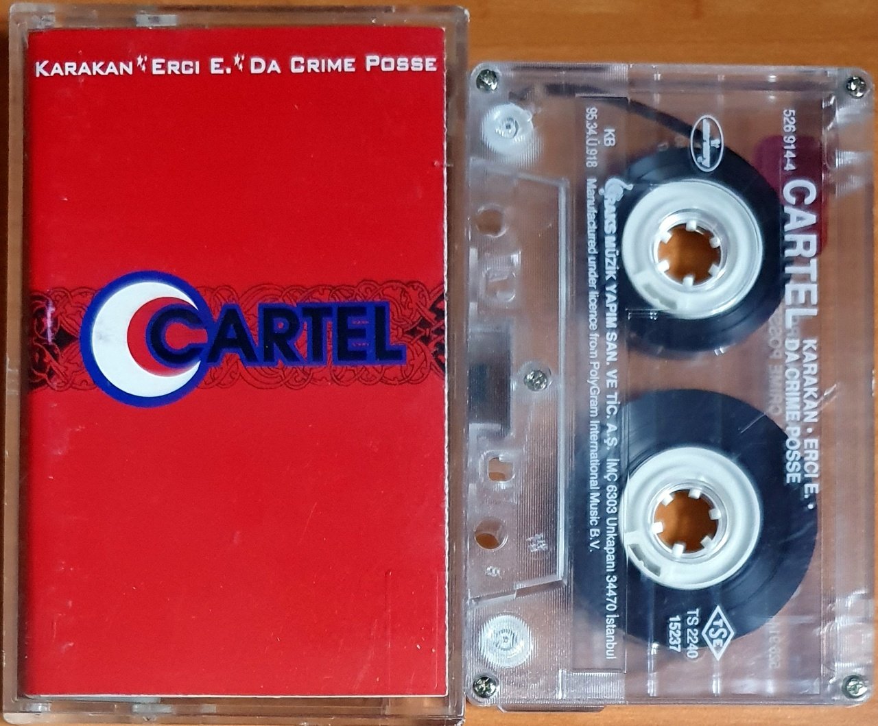 CARTEL / KARAKAN, ERCİ E, DA CRIME POSSE (1995) - KASET 2.EL