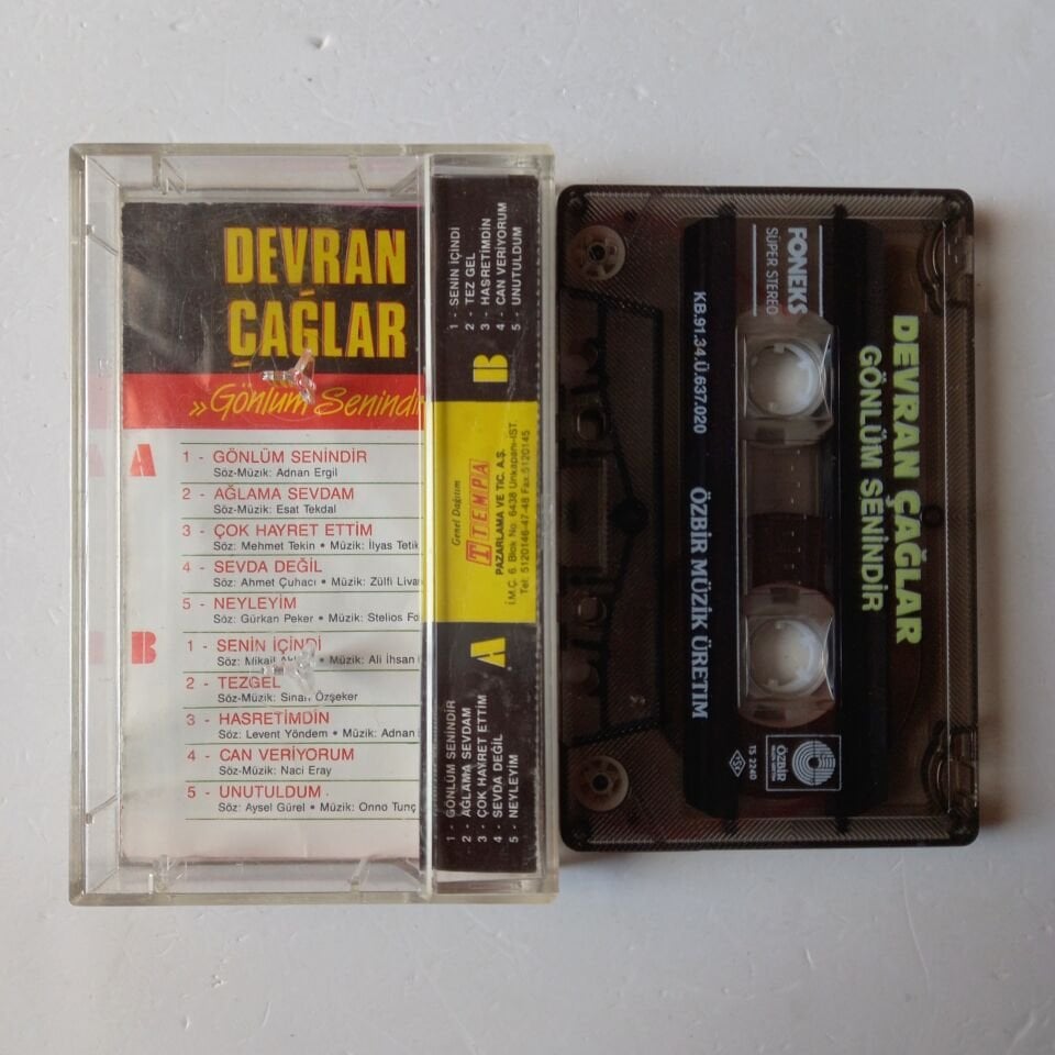 DEVRAN ÇAĞLAR - GÖNLÜM SENİNDİR (1991) - KASET 2.EL