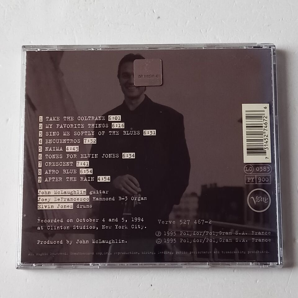 JOHN MCLAUGHLIN – AFTER THE RAIN (1995) - CD 2.EL