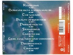 CRYPTIC CARNAGE - ROZELOWE (1998) - CD DEATH BLACK 2.EL