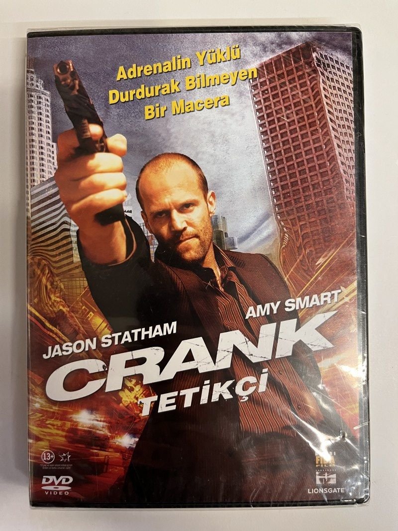CRANK - TETİKÇİ - JASON STATHAM - DVD AMBALAJINDA SIFIR