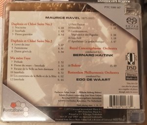 BERNARD HAITINK – RAVEL- DAPHNIS ET CHLOÉ SUITES - MA MERE L'OYE (2007) - SACD 2.EL