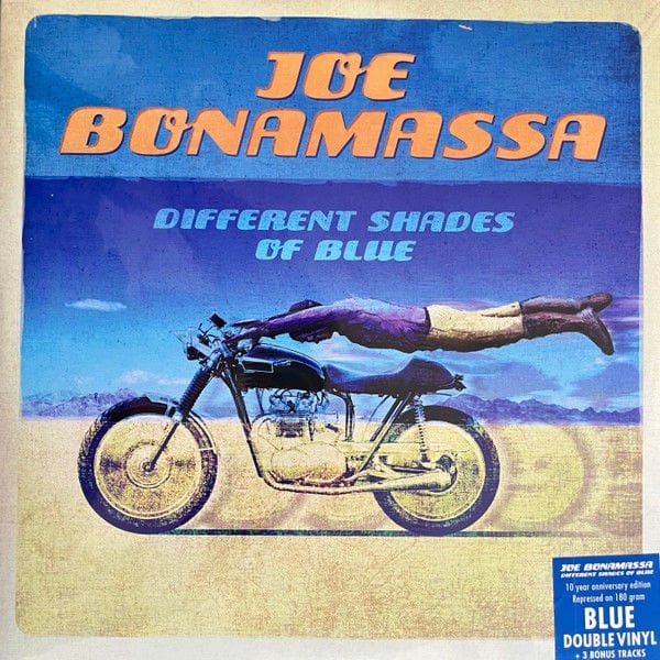 JOE BONAMASSA - DIFFERENT SHADES OF BLUE (2014) - 2LP 180GR 2024 10TH ANNIVERSARY BLUE COLOURED EDITION SIFIR PLAK
