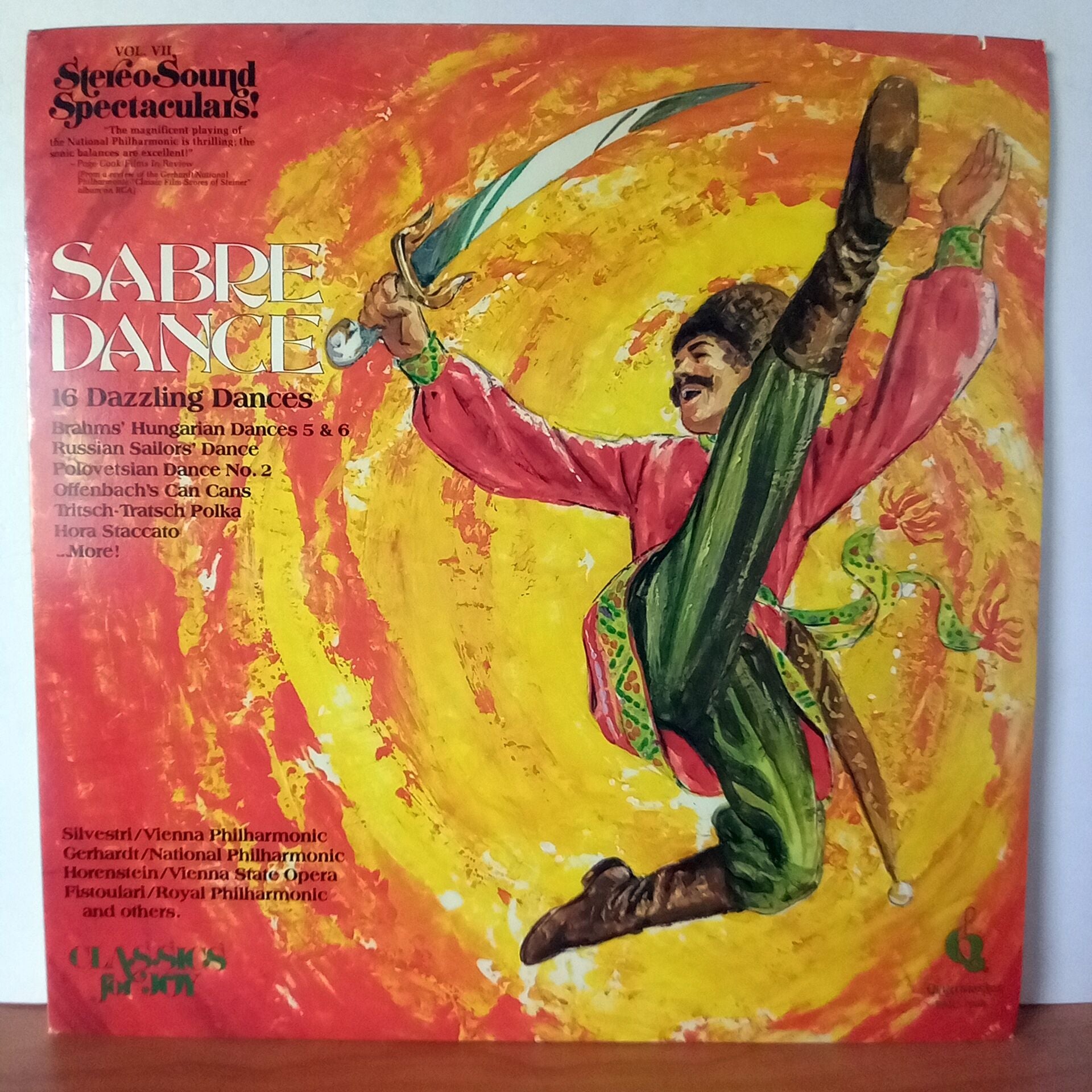 VARIOUS – SABRE DANCE: 16 DAZZLING DANCES (1978) - LP 2.EL PLAK