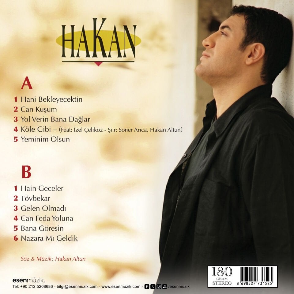 HAKAN ALTUN - HAKAN - LP 2026 SIFIR PLAK