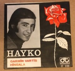 HAYKO GARMİR VARTİS DİSKOTÜR 45LİK KAPAĞI DİKKAT SADECE KAPAKTIR