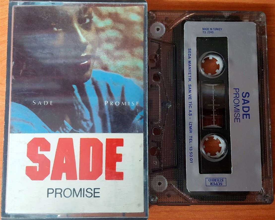 SADE - PROMISE CASSETTE MADE IN TURKEY ''USED'' PAPER LABEL