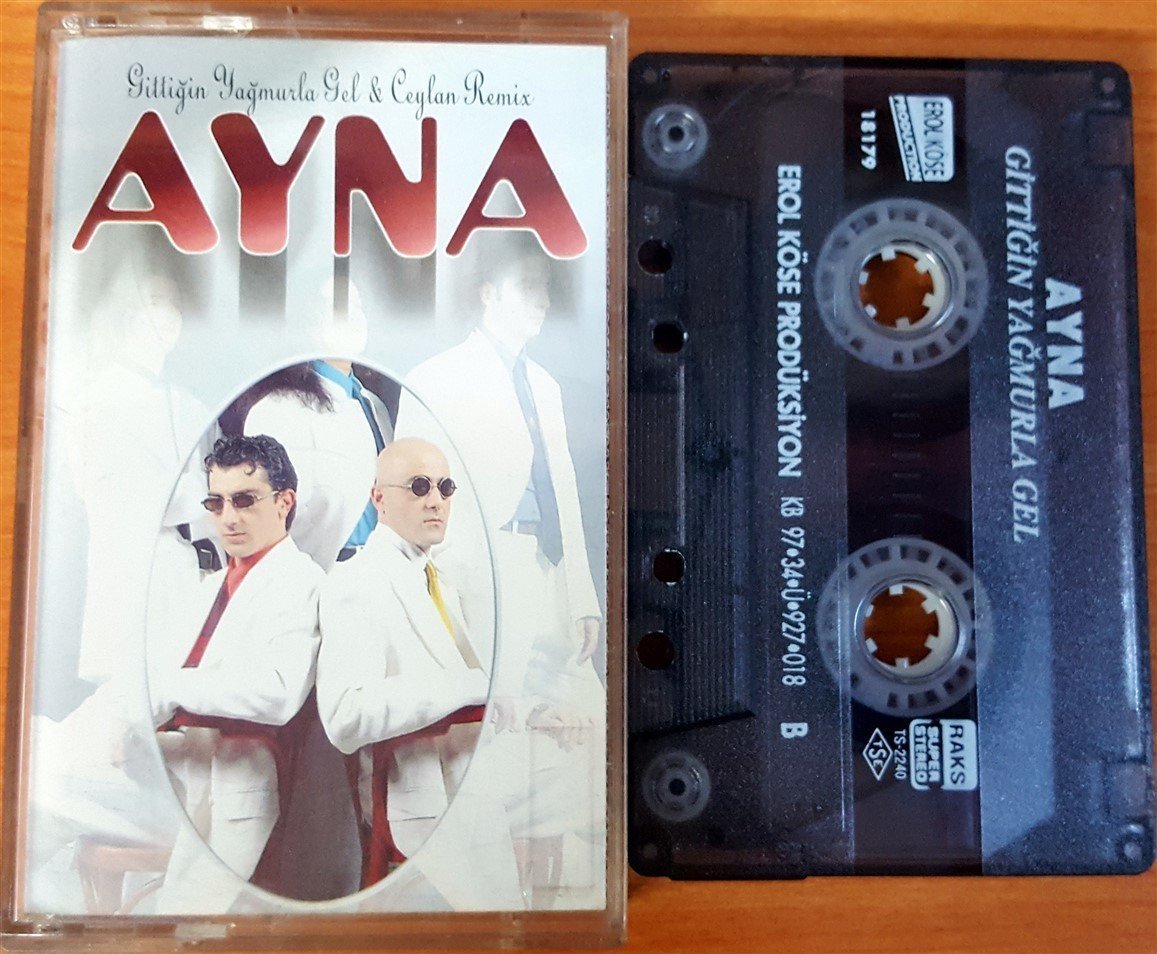 AYNA - GİTTİĞİN YAĞMURLA GEL & CEYLAN REMIX KASET 2.EL