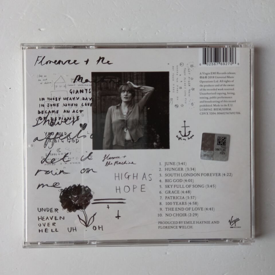 FLORENCE + THE MACHINE – HIGH AS HOPE (2018) - CD 2.EL