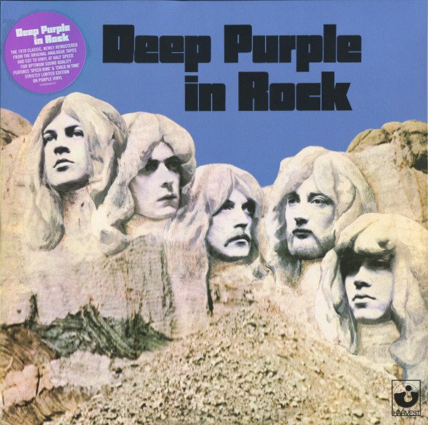 DEEP PURPLE - IN ROCK (1970) - LP PURPLE COLOURED 2018 EDITION SIFIR PLAK