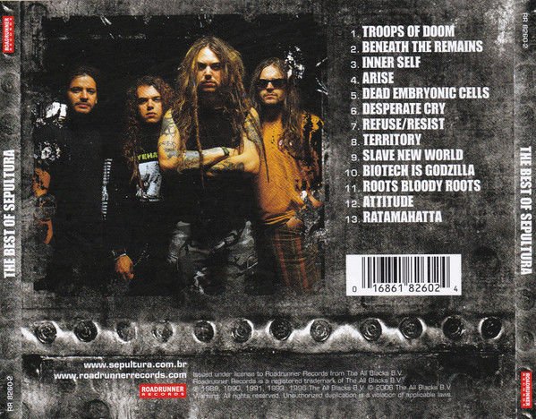 SEPULTURA - THE BEST OF (2006) - CD SIFIR