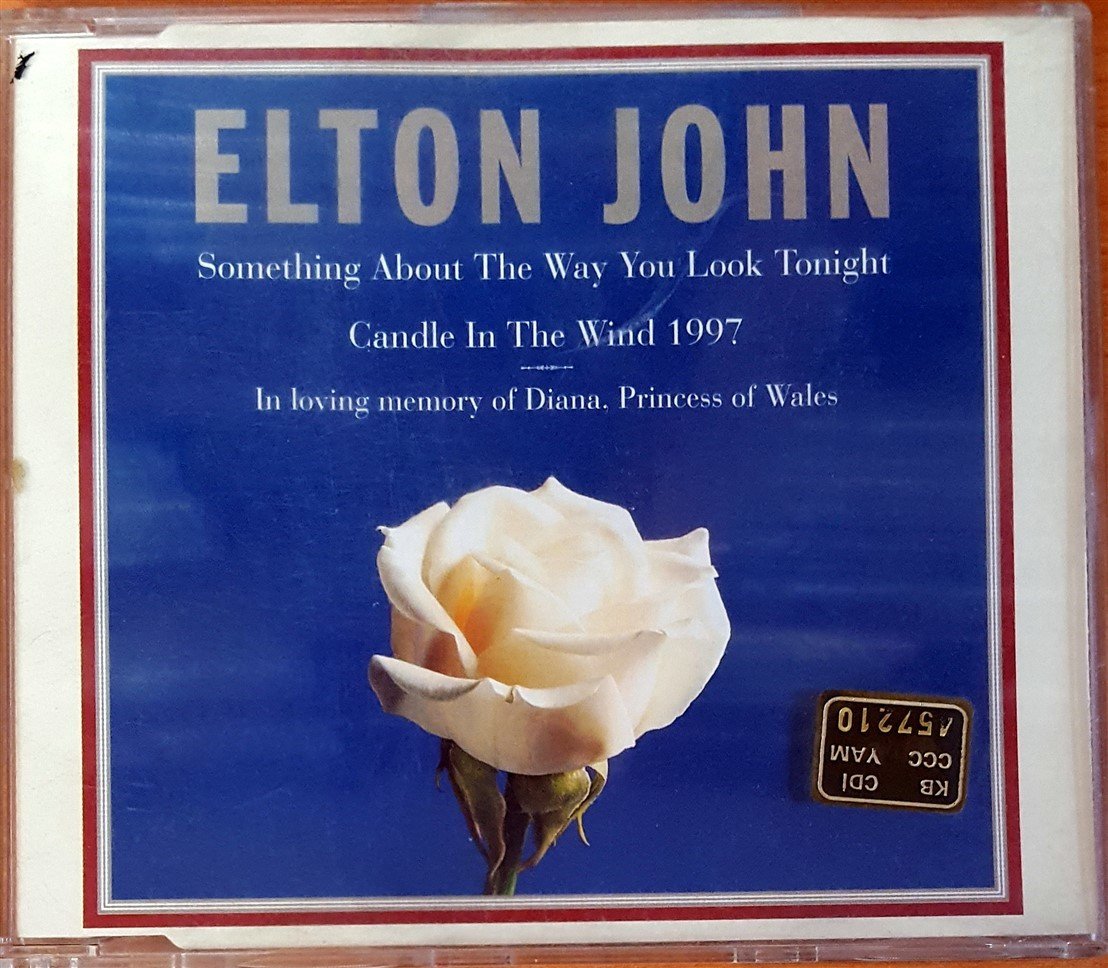 ELTON JOHN - SOMETHING ABOUT THE WAY YOU LOOK TONIGHT / CANDLE IN THE WIND 1997 SINGLE CD 2.EL