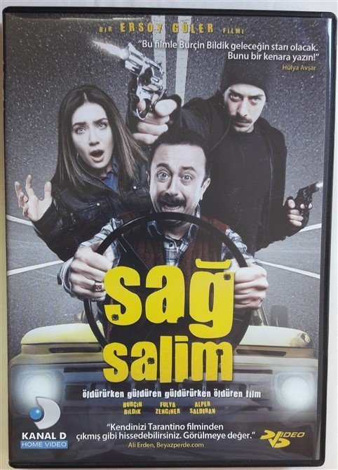SAĞ SALİM - BURÇİN BİLDİK - FULYA ZENGİNER - ERSOY GÜLER - DVD 2.EL