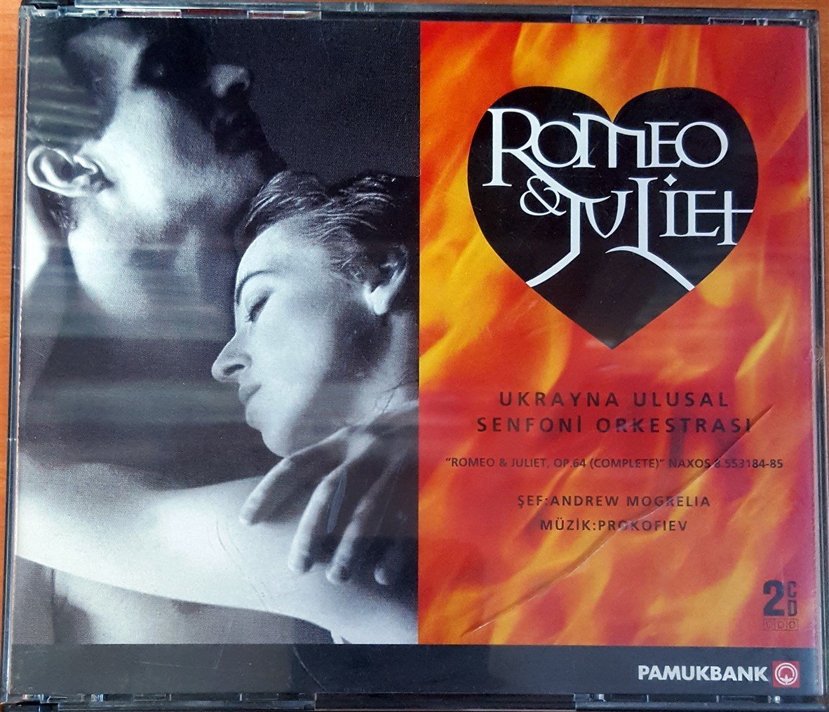 PROKOFIEV - ROMEO & JULIET / UKRAYNA ULUSAL SENFONİ ORKESTRASI (1994) PAMUKBANK PROMO 2CD 2.EL