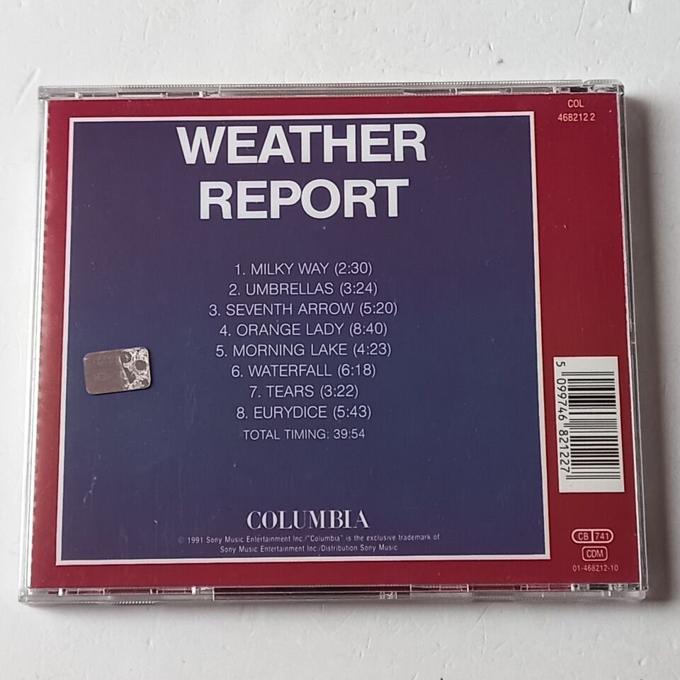 WEATHER REPORT – WEATHER REPORT (1971) - CD REMASTERED 1991 REISSUE 2.EL