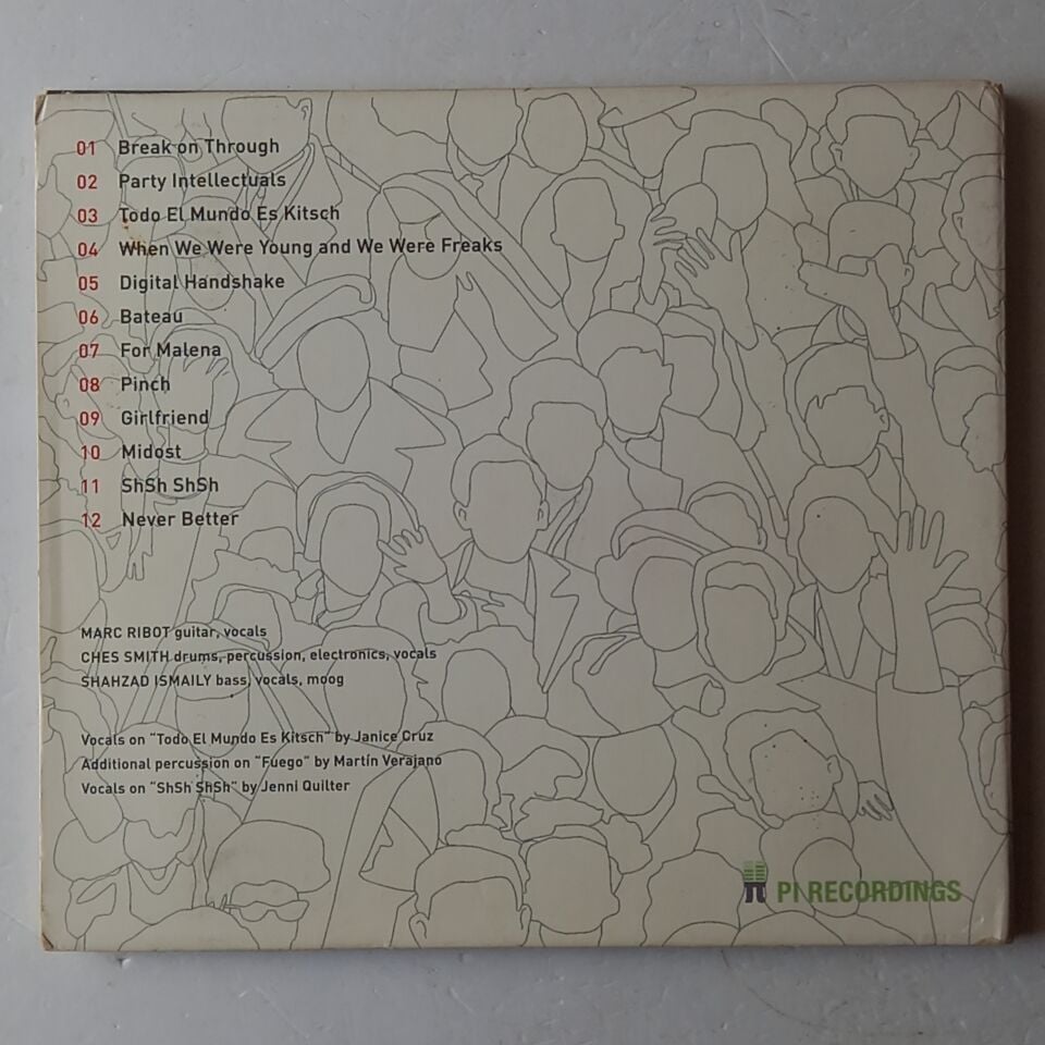 MARC RIBOT'S CERAMIC DOG – PARTY INTELLECTUALS (2008) - CD İMZALI DIGIPAK 2.EL