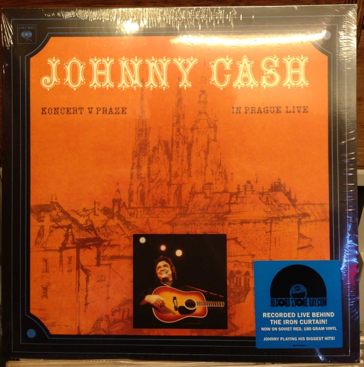 JOHNNY CASH - KONCERT V PRAZE IN PRAGUE LIVE LP SF