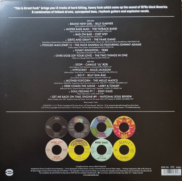 THIS IS STREET FUNK 1968-1974 - VARIOUS ARTISTS BILLY GARNER, FATBACK BAND, EDDY GILES, FAME GANG, MILLIE JACKSON (2024) - LP COMPILATION SOUL FUNK SIFIR PLAK