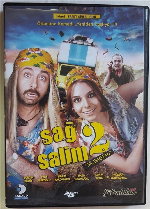 SAĞ SALİM 2 SİL BAŞTAN - BURÇİN BİLDİK - EZGİ ASAROĞLU - ERSOY GÜLER - DVD 2.EL