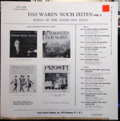 DAS WAREN NOCH ZEITEN VOL.2 - SONGS OF THE GOOD OLD DAYS - PLAK 2.EL