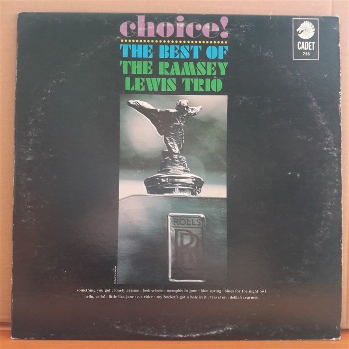 THE RAMSEY LEWIS TRIO - CHOICE! THE BEST OF - LP 2.EL PLAK
