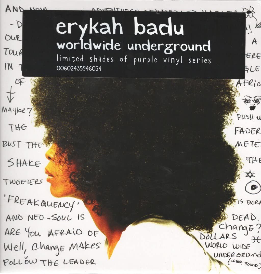 ERYKAH BADU - WORLDWIDE UNDERGROUND (2003) - LP 2022 EDITION COLOURED SIFIR PLAK