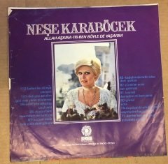 NEŞE KARABÖCEK ALLAH AŞINA 45LİK KAPAĞI DİKKAT SADECE KAPAKTIR