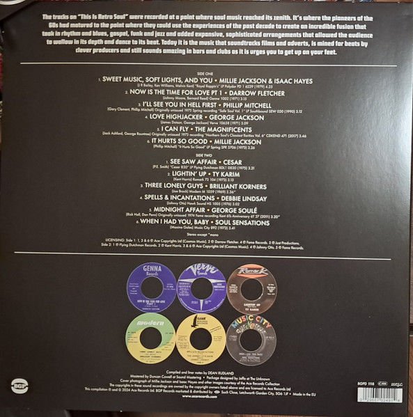 THIS IS RETRO SOUL 1969-1979 - VARIOUS ARTISTS MILLE JACKSON, GEORGE JACKSON, SOUL SENSATIONS, DEBBIE LINDSAY, DARROW FLETCHER (2024) - LP COMPILATION SOUL FUNK SIFIR PLAK