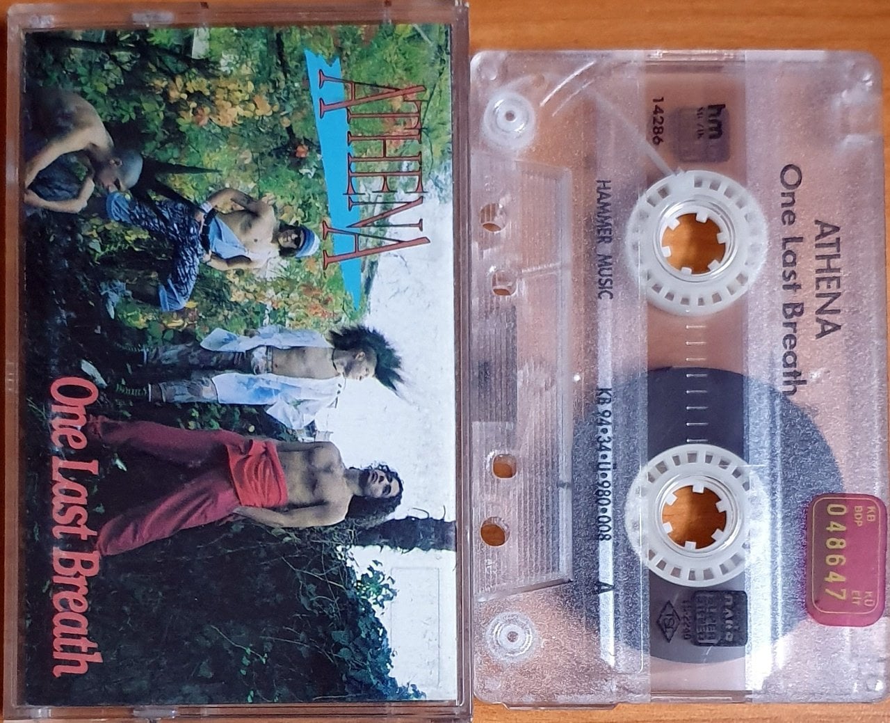 ATHENA - ONE LAST BREATH (1994) - KASET HAMMER MÜZİK 2.EL