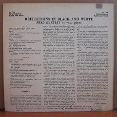 FRED HARTLEY - REFLECTIONS IN BLACK AND WHITE - LP 2.EL PLAK