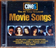 CINE 5 THE ALL TIME GREATEST MOVIE SONGS / CELINE DION, BRUCE SPRINGSTEEN, LAURYN HILL, CHER, MICHAEL JACKSON, WILL SMITH (1999) - 2CD 2.EL