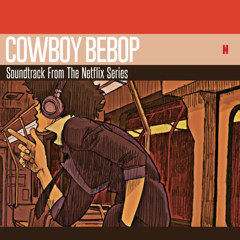 COWBOY BEBOP NETFLIX SERIES - SOUNDTRACK (2021) - 2xLP 2022 TRANSLUCENT RED MARBLED COLOURED EDITION SIFIR PLAK