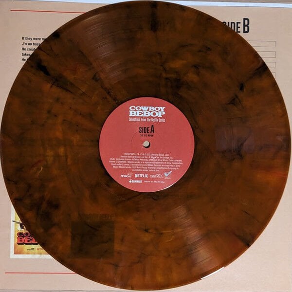 COWBOY BEBOP NETFLIX SERIES - SOUNDTRACK (2021) - 2xLP 2022 TRANSLUCENT RED MARBLED COLOURED EDITION SIFIR PLAK