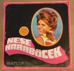 NEŞE KARABÖCEK AS PLAK 45LİK KAPAĞI DİKKAT SADECE KAPAKTIR